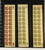 P) Böhmen u. Mähren Zulassungsmarken, Teil Spezialsammlung mit Pl. Nr.