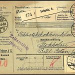 P) DR,Mi 93IIa MeF Paketkarte, FFA Jäschke-L. BPP, ME 3.800€