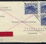 C) DR Mi 737 (3) MeF Eilbote, HH n. Perstorp (Schweden), ME 300€