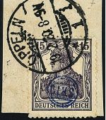 P) Oppelner Notausgabe Mi 7 ° auf Luxus Briefstück, FF Weinbuch BPP