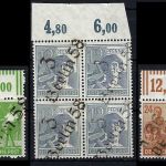 SBZ Berzirkhandstempel, 2 Paare, 1 Viererblock ** alle geprüft BPP