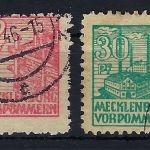 Meck. Vorpommern Mi 36 yg° + 39 za° gepr. Kramp BPP, ME 400€