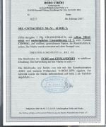 Ost Sachsen Mi 42 D III / I ° einwandfrei, mit FFA Ströh BPP