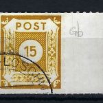 Ost Sachsen Mi 47 G b ° Randstück, gep. Ströh BPP, ME 300€