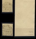 Ost Sachsen Mi 58 a/b/c U °, gep. Zierer / Ströh BPP, ME 340€