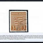 Provinz Sachsen Mi 74 X mit PF II °, mit KB Schulz BPP, ME 180€