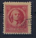 Thüringen Mi 97 AX ba t ° einwandfrei, mit FFA Ströh BPP
