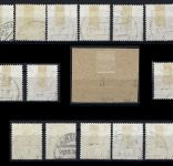 W. Sachsen mi 138Y-155Y°, mit 145, 148, 149 Yb, alle BPP gep. ME 300€