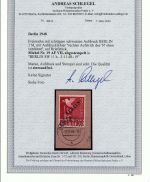 P) Berlin Mi 19 AF VII, Luxus Briefstück, FFA Schlegel BPP, ME 1500€