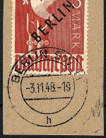 P) Berlin Mi 19 AF VII, Luxus Briefstück, FFA Schlegel BPP, ME 1500€