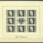 P) Österreich Mi 772 B** Kleinbogen / Rennerblock / Karl Renner