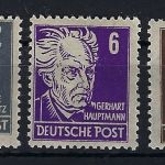 SBZ allg. Ausgaben, Mi 212ay, 213cy, 217ay je ** und BPP gep. ME 175€