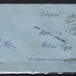 Feldpost vom 11.1.44 U-Boot 73, am 16.12.43 versenkt deshalb zurück