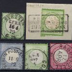 C) DR Brustschilde Zusammenstellung, 9 Werte °, ME 485€