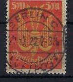 C) DR Mi 218 F I ° Ideal gestempelt, gep. Infla Berlin, ME 160€