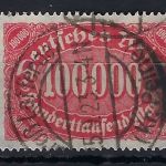 C) DR Mi 257 III ° gep. Tworek BPP / Infla Berlin, ME 70