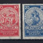C) DR Mi 351-354 **, Mi 353-354 gepr. Schlegel BPP, ME 190€