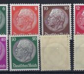 C) DR Hindeburg I, Mi 482-495 ** mit Befund Schlegel BPP, ME 1.200€