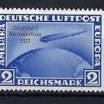 C) DR Chicagofahrt 1933, Mi 497 ** gepr. Schlegel BPP, ME 350€