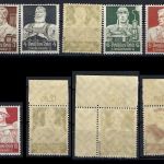 C) DR Berufsstände, Mi 556-564 **, teils OR/Eckrand,