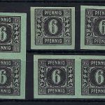 C) Meck. Vorpommern Mi 8x U ** (6), gepr./sig., ME 360€