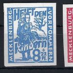 C) Meck. Vorpommern Mi 26-28 U ** einwandfrei, ME 110€