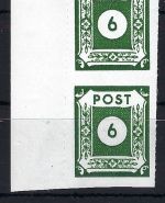 C) Ost Sachsen Mi 43 B I Uw **, senk Paar, gep. Ströh BPP, ME 200€