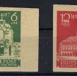 C) Ost Sachsen Mi 64-65 U **, signiert, ME 300€