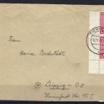 C) P Sachsen, Mi 71 XA senk. Paar, MeF, gepr. Ströh BPP, portogerecht