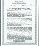 C) Thüringen Mi 99 BYay , Abdruck einer Mi 98, ausführliches FA Nagler