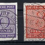 C) West Sachsen Mi 116-119 y ° tief gepr. Jasch BPP