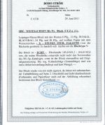 C) West Sachsen Block 5 X Za ** mit FA Ströh BPP, ME 500€