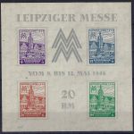 C) West Sachsen Block 5 X Za ** mit FA Ströh BPP, ME 500€