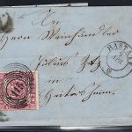 Baden Mi 18 EF mit Ringst.115+K2 Rastatt, Uhrradst. 1, Ra2 Heitersheim