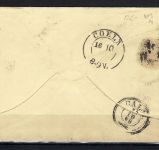 Bremen Vorphilabrief Philadelphia-Köln mit viol. Ra3 Bremen Franco