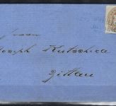 Bremen, Ra2 Bremen Bahnpost auf Preussen Mi 3, n. Zittau