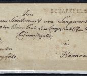 Hamburg Vorphilabrief mit L1 Schwarzfels n. Hannover