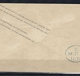 Hamburg GA-U 1 mit blauem K2 Hamburg und Rücks. 2. St. P. A. 11/12