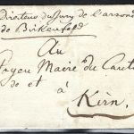 Hannover Vorphila Faltbrief vom 12.9.1800, n. Kirn, hs. Franchise