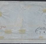 Hannover Mi 3a (2) MeF mit blauem K2 Leer, Nierenstempel u. Ausgabest.