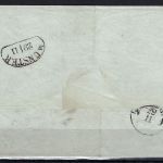 Hannover Mi 3a mit blauem K2 Osterkappeln sowie Nierenstempel