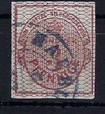 Hannover Mi 8a ° mit K2 Harburg, vollrandig