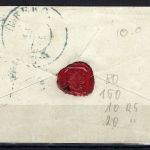 Hannover Mi 9 Vollrand EF mit K2 Leibenau und L3 Minden 12 9 IV Berlin