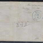 Hannover Mi 9 senk. Paar Einschreiben mit blauem Ankunftst. K2 Celle