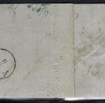 Hannover Mi 10a Paar MeF mit blauem L3 Emden nach Rheine