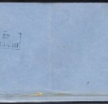 Hannover Mi 13b EF mit blauem Ra3 Hannover + Ankunft Ra2 Duderstadt