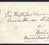 Hannover GA-U 1 Groschen + Mi 15a nach Berlin