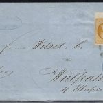 Hannover Mi 16a Unterrand EF von Celle n. Wülfrath