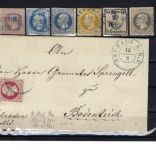 Hannover Lot von 34 Werten, 1 Brief und Ausstellungsblatt, ME 2.806€