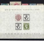 Hannover Lot von 34 Werten, 1 Brief und Ausstellungsblatt, ME 2.806€